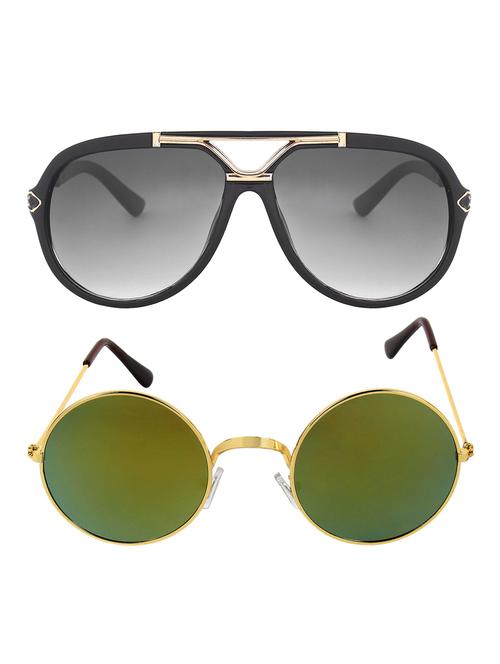 zyaden combo of 2 full rim sunglasses - 14608336 - Very Small Image - 1