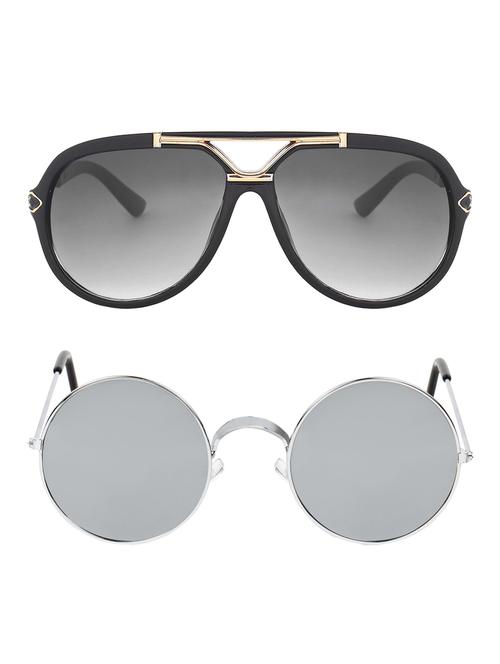zyaden combo of 2 full rim sunglasses - 14608338 - Very Small Image - 1
