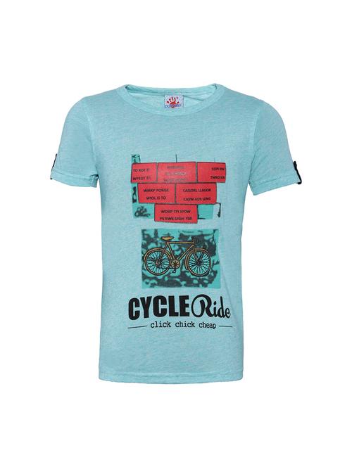 round neck graphic print t-shirt - 14612175 - Very Small Image - 1