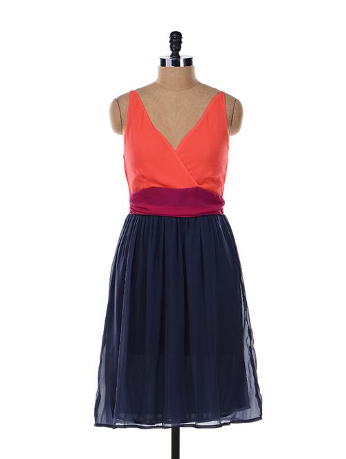 strappy multicoloured dress - 14613 - Very Small Image - 1