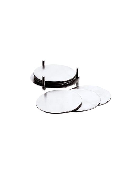 stainless steel round coaster - 14616230 - Very Small Image - 1
