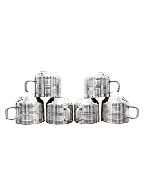set of 6 pc double wall tool touch tea/ coffee cups - 14616269 - Very Small Image - 1
