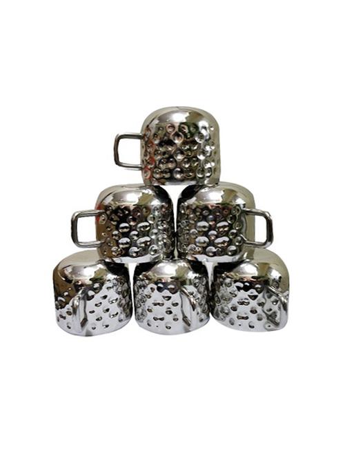 set of 6 hammered apple cup - 14616272 - Very Small Image - 1