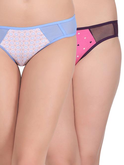 set of 2 multi colored panty - 14616449 - Very Small Image - 1