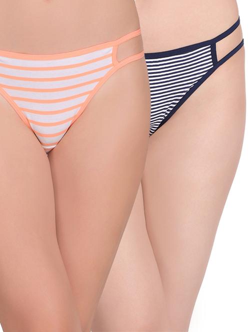 set of 2 multi colored bikini panty - 14616460 - Very Small Image - 1