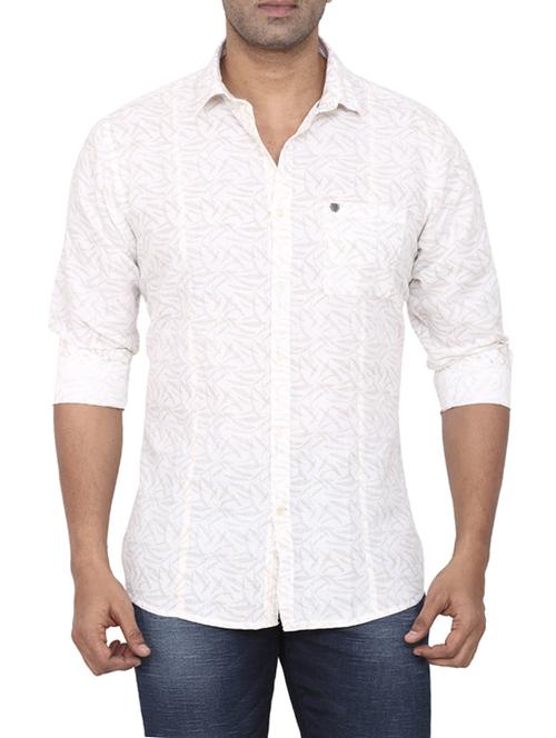 white cotton casual shirt - 14617657 - Very Small Image - 1