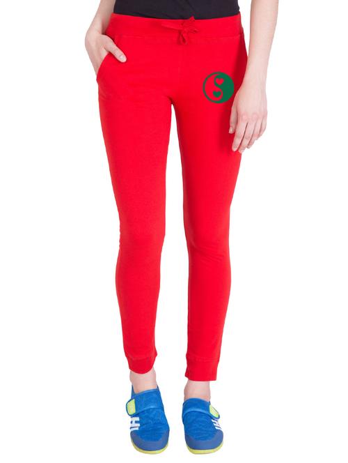 red printed track pant - 14619287 - Very Small Image - 1
