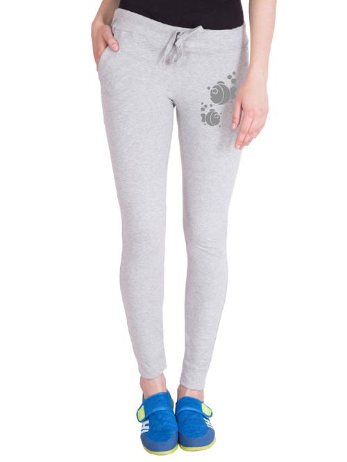 grey printed track pant - 14619356 - Very Small Image - 1