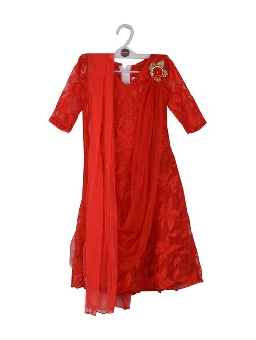 red net frock - 14626740 - Very Small Image - 1