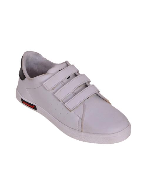 white leatherette slip on sneaker - 14628481 - Very Small Image - 1