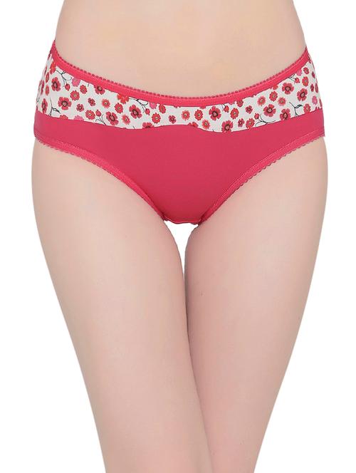 pink printed hipster panty - 14631334 - Very Small Image - 1