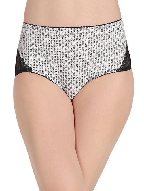 white printed hipster panty - 14631398 - Very Small Image - 1