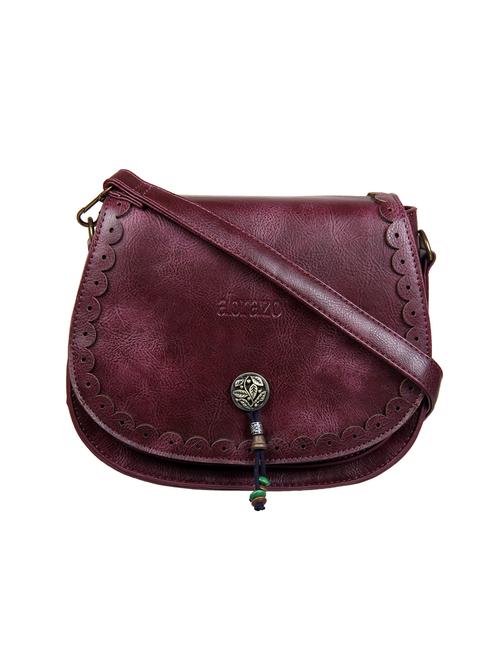 wine leatherette regular sling bag - 14633940 - Very Small Image - 1