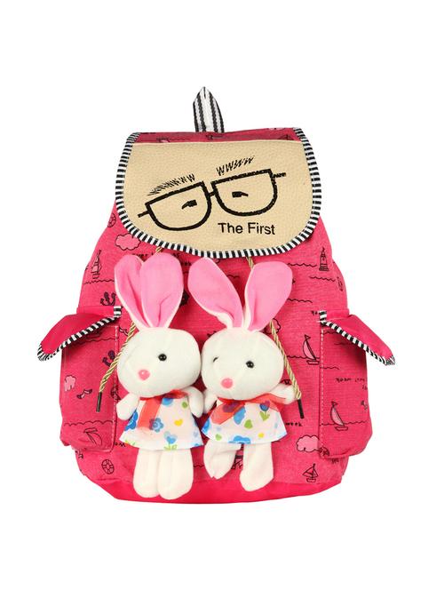pink leatherette fashion backpack - 14634560 - Very Small Image - 1