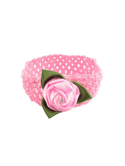 crayonflakes kids girls floral stretchable soft elastic lace headband/hair band zircon - 14635607 - Very Small Image - 1