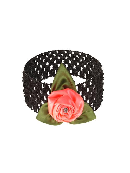 crayonflakes kids floral stretchable soft crochet lace headband/hair band girls - 14635616 - Very Small Image - 1