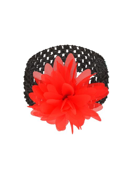 crayonflakes kids flower stretchable soft elastic lace crochet headband girls - 14635623 - Very Small Image - 1