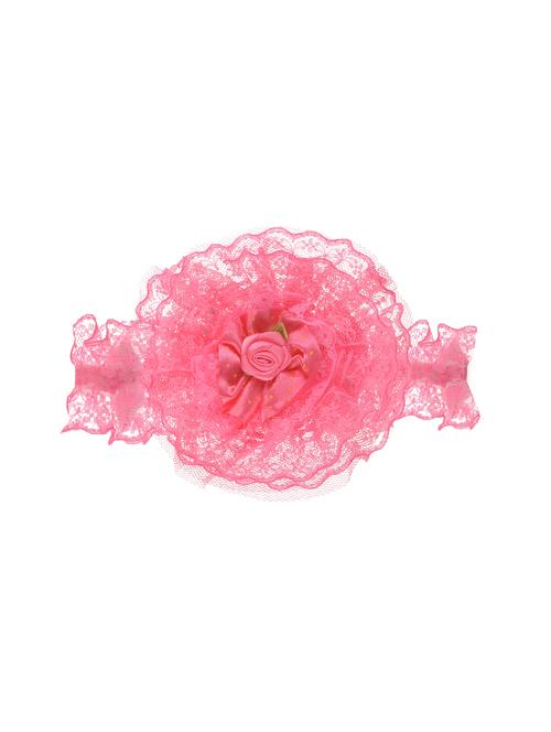 crayonflakes kids girls flower soft stretchable lace head band/hair band - 14635677 - Very Small Image - 1