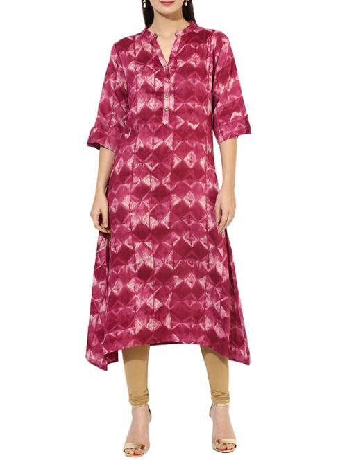 a-line printed kurta - 14636402 - Very Small Image - 1