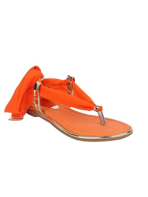 orange back strap sandal - 14636833 - Very Small Image - 1