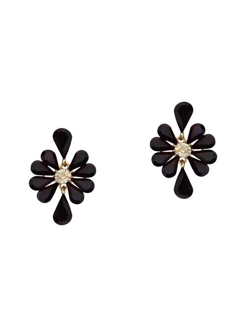 black metal studs earrings - 14638348 - Very Small Image - 1