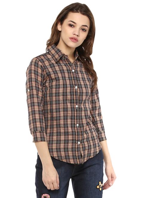 multi colored checkered shirt - 14638958 - Very Small Image - 1