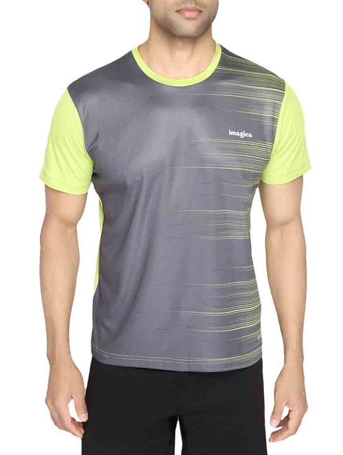 grey polyester t-shirt - 14640468 - Very Small Image - 1