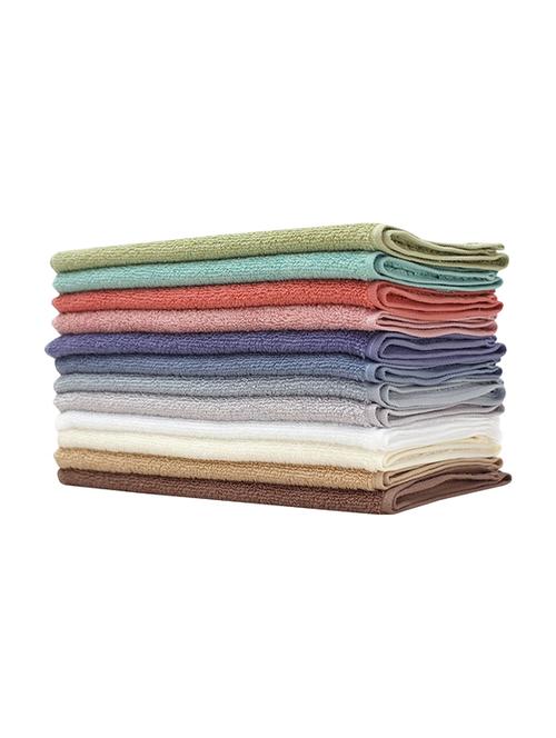 plain 450 gsm large bath towel pack of 12 - 14640501 - Very Small Image - 1