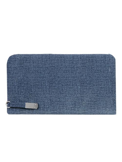 blue leatherette regular clutch - 14640722 - Very Small Image - 1
