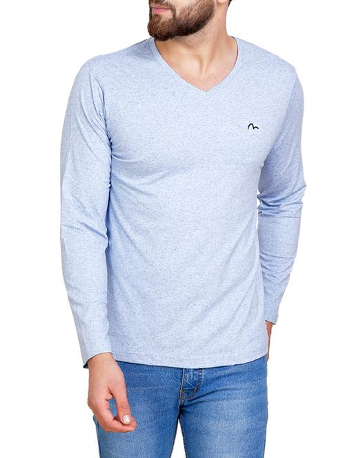 light blue cotton t-shirt - 14643277 - Very Small Image - 1