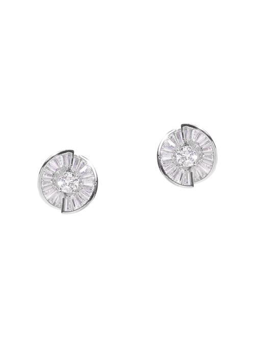 silver metal studs earrings - 14646687 - Very Small Image - 1