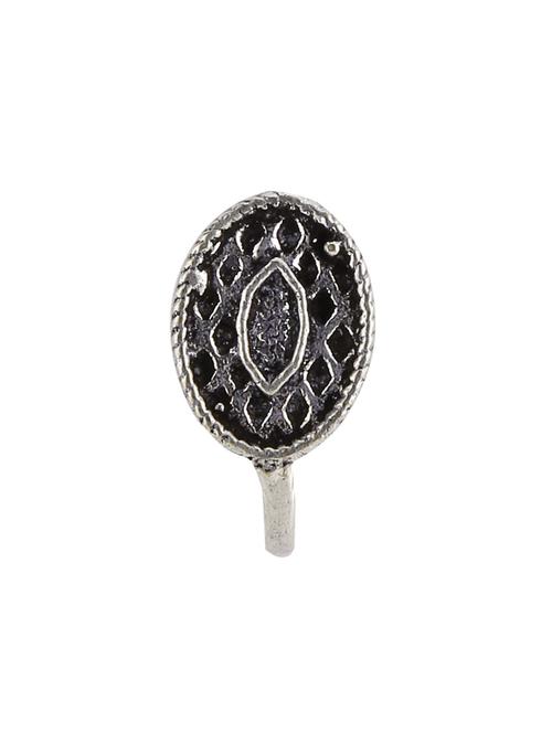 silver metal nose pin - 14648687 - Very Small Image - 1