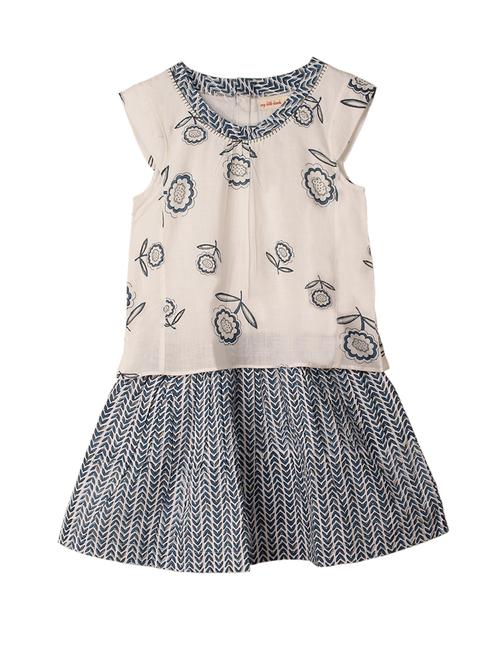 beigre cotton frock - 14649667 - Very Small Image - 1