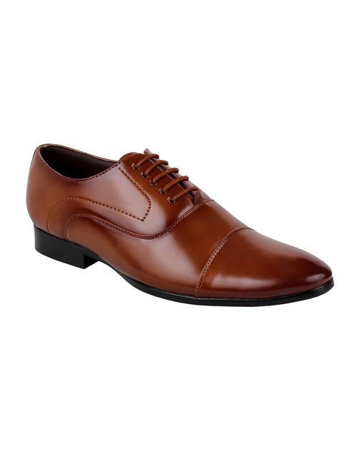 tan leatherette formal oxford - 14652804 - Very Small Image - 1