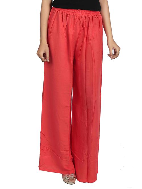 orange solid palazzo - 14652854 - Very Small Image - 1