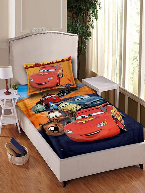 cars cotton bedsheet single 147 x 223 cm - 14652923 - Very Small Image - 1