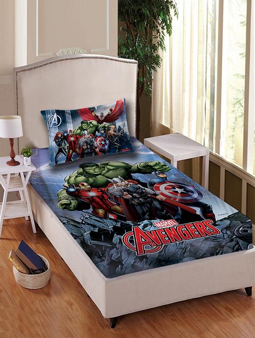 avengers cotton bedsheet single 147 x 223 cm - 14652941 - Very Small Image - 1