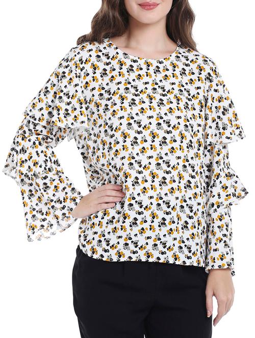 white polyester regular top - 14654250 - Very Small Image - 1