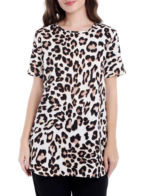 white animal print tunic - 14654252 - Very Small Image - 1