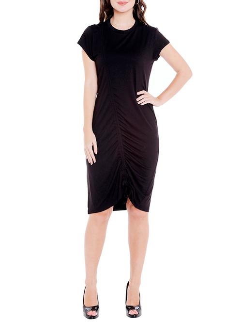 black solid sheath dress - 14654310 - Very Small Image - 1