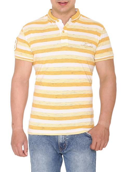 yellow cotton t-shirt - 14655535 - Very Small Image - 1