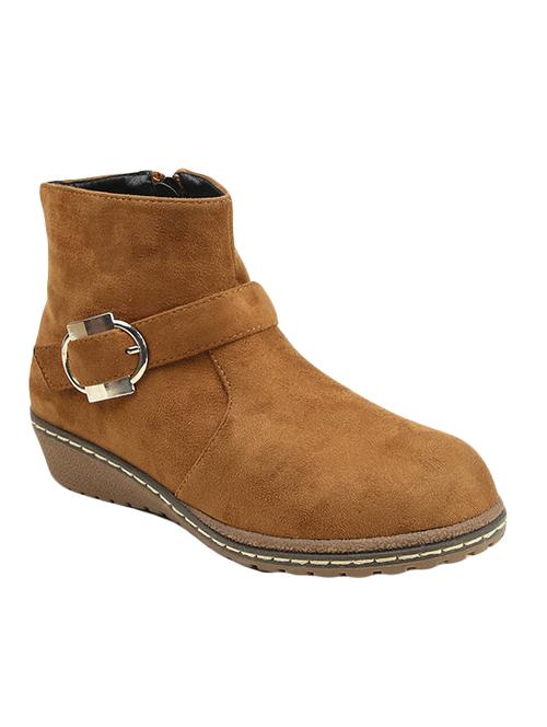 tan suede ankle boot - 14656576 - Very Small Image - 1