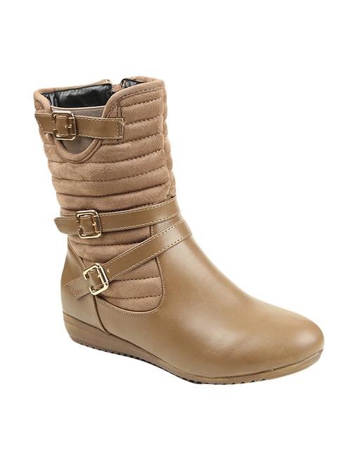 beige patent calf boot - 14656581 - Very Small Image - 1
