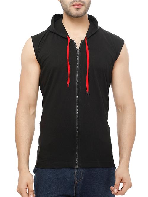 black cotton t-shirt - 14656959 - Very Small Image - 1