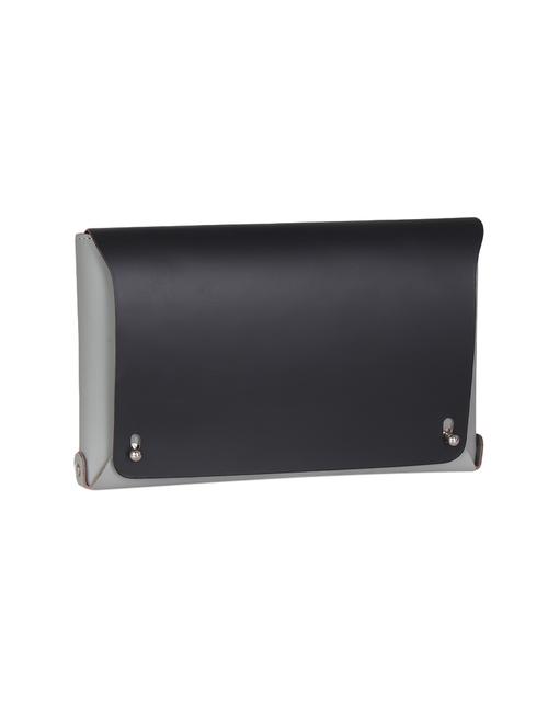 grey leather regular clutch - 14657179 - Very Small Image - 1