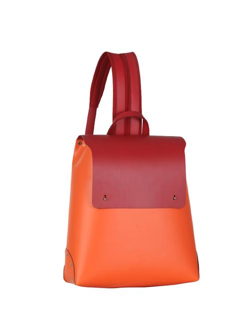orange leather backpack - 14657221 - Very Small Image - 1
