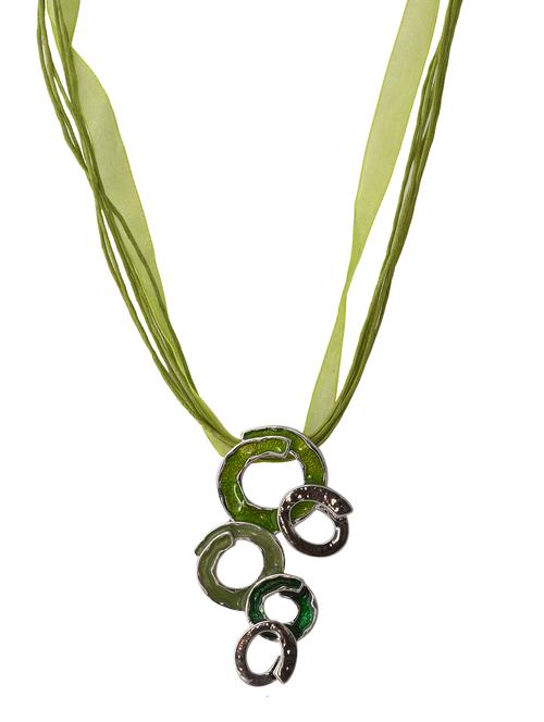 green metal short necklace - 14657895 - Very Small Image - 1