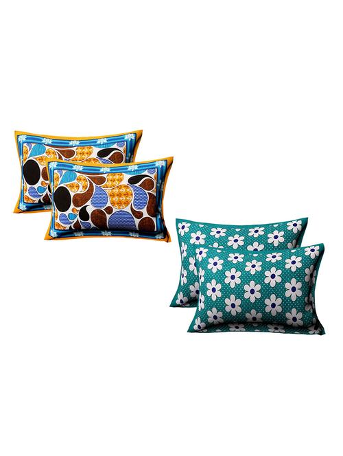 cotton multicolored pillow covers 2 sets (4 pieces)-17"x27" - 14659241 - Very Small Image - 1