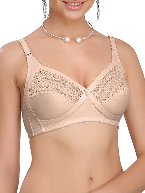 peach hosery bra - 14659367 - Very Small Image - 1