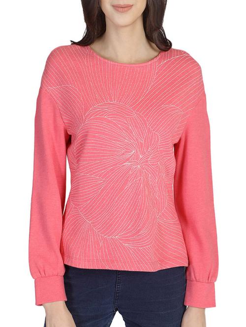 pink silk blend sweatshirt - 14659555 - Very Small Image - 1